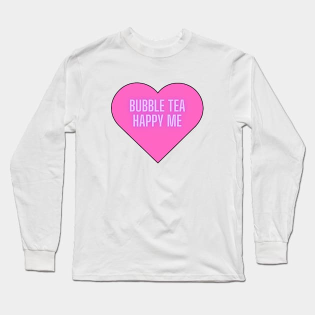 Bubble tea happy me Long Sleeve T-Shirt by C-Dogg